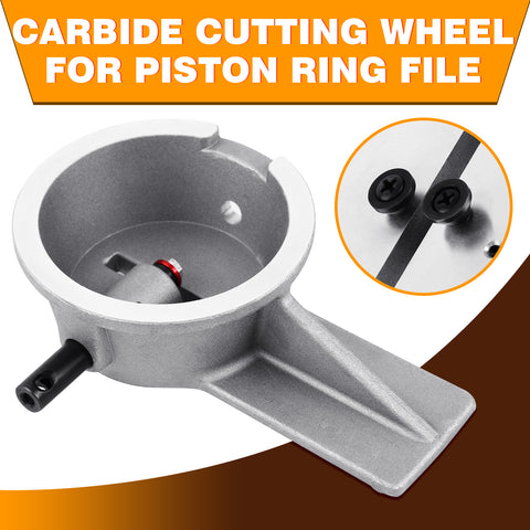 ZUN Precision Piston Ring End Gap Filer Carbide Cutting Wheel Hand Operated Filing 41572899