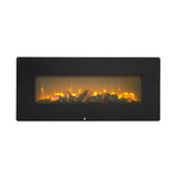 ZUN SF310-42AX 42 Inch 1400W Wall Hanging / Fireplace Single Color / Fake Wood / Heating Wire / With 93470747