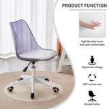 ZUN Modern family Office chair, midnight blue, adjustable 360 &deg; swivel chair, engineering plastic W1151119886