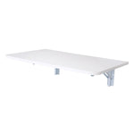 ZUN Wall Mounted Desk Simple Folding Computer Desk - white W2181P145312