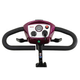 ZUN Four wheels Compact Travel Mobility Scooter with 300W Motor for Adult-300lbs, PLUM W42933831