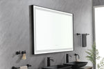 ZUN 84in. W x48 in. H Framed LED Single Bathroom Vanity in Polished Crystal Bathroom Vanity LED W1272105899