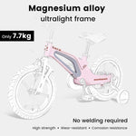 ZUN 16" Kids Bike for Girls and Boys, Magnesium Alloy Frame with Auxiliary Wheel, Kids Single Speed W1856P145943