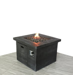 ZUN Living Source International 30" Modern Concrete Box Fire Pit B120P144389