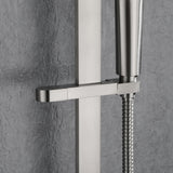 ZUN Eco-Performance Handheld Shower with 28-Inch Slide Bar and 59-Inch Hose 55301369