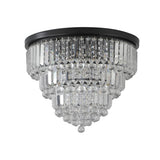 ZUN Black luxury modern style crystal lights, large ceiling chandeliers, dining room, living W1340110371