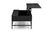 ZUN T1105-05 Black Lift Top Coffee Table B009140753
