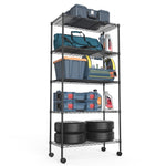 ZUN 2 Pack 5 Tier Shelf Wire Shelving Unit, NSF Heavy Duty Wire Shelf Metal Large Storage Shelves Height W1550123513