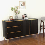 ZUN 3 Drawers and 2 Doors Light Luxury Sideboard Buffet Cabinet W1236P163997