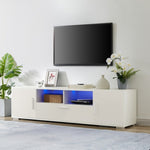 ZUN QuickassembleFashionTVstand,TVCabinet,entertainment center TV station,TVconsole,console with LED W67936018