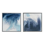 ZUN Abstract 2-piece Framed Canvas Wall Art Set B03598833