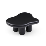 ZUN Cute Cloud Coffee Table for Living Room, Black ,35.43inch W876124396