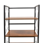 ZUN 64 '' Tall 5 Tiers Bookshelf Classically Modern Metal Frame Bookshelf Book Rack Storage Rack Shelves W2181P164300