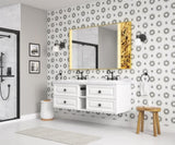 ZUN 60 x 36Inch LED Mirror Bathroom Vanity Mirror with Back Light, Wall Mount Anti-Fog Memory Large W1272103519