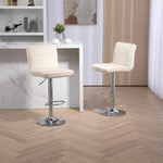 ZUN COOLMORE Bar Stools with Back and Footrest Counter Height Dining Chairs 2PC/SET W395P144016