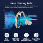 ZUN Hearing Aids for Seniors Rechargeable with Noise Canceling, Hearing for Adults, Sound 47715294