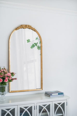 ZUN 28"x53" Wood Floor Mirror, Full Body Mirror Dressing Make up Mirror for Bathroom Bedroom Living Room W2078126742
