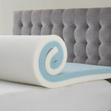 ZUN 4" Memory Foam Mattress Topper B03595129