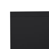 ZUN 180 Wall Mounted Floating 80" TV Stand with 20 Color LEDs,black+grey W33130778