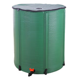 ZUN 66 Gallon Folding Rain Barrel Water Collector Green 52937167