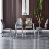ZUN Modern Dining Chairs with Faux Leather Padded Seat Dining Living Room Chairs Upholstered Chair with W1151118953