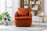 ZUN COOLMORE Swivel Chair, Comfy Round Accent Sofa Chair for Living Room, 360 Degree Swivel W395102188
