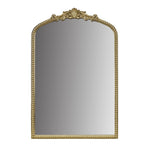 ZUN Beaded Arch Wall Decor Mirror B035129258