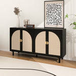ZUN 4 Door Cabinet, Suitable for Bedroom, Living Room, Study W688134376