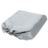 ZUN 14-16ft 600D Oxford Fabric High Quality Waterproof Boat Cover with Storage Bag Gray 47165691