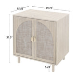 ZUN 2 door cabinet, Suitable for Bedroom, Living Room, Study W688134370