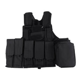 ZUN Tactical Vest Military Plate Carrier Molle Police Airsoft Combat Adjustable 12958256