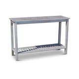 ZUN Eucalyptus Console Table, Silver Gray B04660599