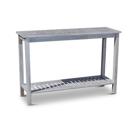 ZUN Eucalyptus Console Table, Silver Gray B04660599