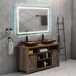 ZUN 72 x 36 Inch LED Bathroom Mirror with Lights, Lighted Vanity Mirror, Anti Fog Design , Large Wall 51388463
