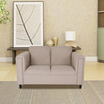 ZUN Loveseat Sofa for Living Room, Modern Décor Love Seat Mini Small Couches for Small Spaces and B124142438