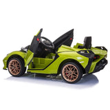 ZUN 12V Electric Powered Kids Ride on Car Toy - green W2181P146450