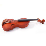 ZUN GV101 3/4 Acoustic Matt Violin Case Bow Rosin Strings Shoulder Rest 76515328
