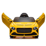 ZUN 12V Battery Powered Ride On Car for Kids, Licensed Bentley Bacalar, Remote Control Toy Vehicle with W2181P143790