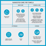 ZUN Cotton 6 Piece Bath Towel Set B03599332