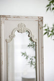 ZUN 29" x 54" Distressed White Mirror with Solid Wood Frame, French Country Floor Mirror for Living Room W2078135187
