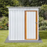 ZUN Metal garden sheds 5ftx4ft outdoor storage sheds 72293768