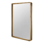 ZUN 24"x36" Rectangle Wood Mirror, Farmhouse Wall Decor for Living Room Bedroom Entryway W2078126449