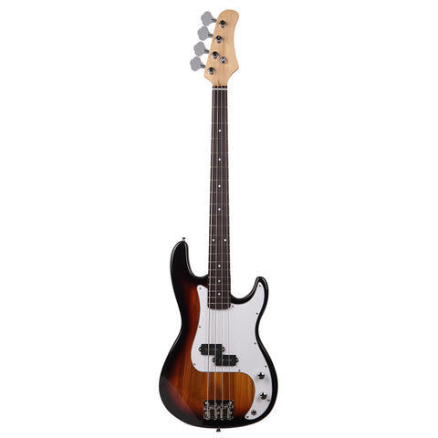 ZUN Exquisite Style Electric Bass Guitar Golden 44506261