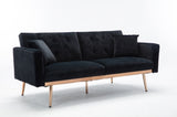 ZUN COOLMORE Velvet Sofa , Accent sofa .loveseat sofa with metal feet W1539105833
