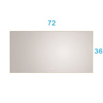 ZUN 72x 36Inch LED Mirror Bathroom Vanity Mirror with Back Light, Wall Mount Anti-Fog Memory Large W127253516