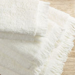 ZUN Cotton Dobby Slub 6 Piece Towel Set B03596684