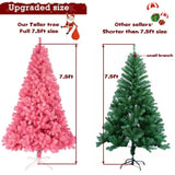 ZUN 7.5ft 2500 Branches PVC Christmas Tree 73953918