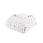 ZUN Clip Jacquard Comforter Set B03596003