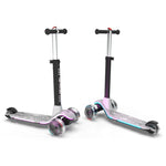 ZUN 3 wheel scooter for kids ages 3-5years old,Boys and Girls Scooter with Light Up Wheels, Foldable & W101950860