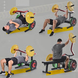 ZUN Weight Chest Press Bench - Weight Bench Press Machine 11 Adjustable Positions Flat Incline for Chest MS294096AAJ
